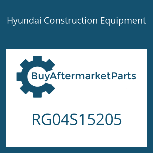 Hyundai Construction Equipment RG04S15205 - REDUCTION GEAR