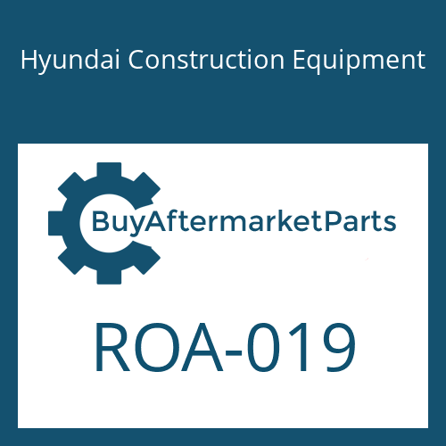 Hyundai Construction Equipment ROA-019 - O-RING