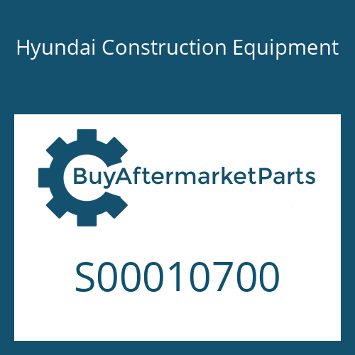 Hyundai Construction Equipment S00010700 - SCREW-HEX HEAD CAP