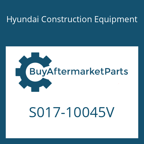 Hyundai Construction Equipment S017-10045V - BOLT-HEX