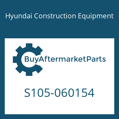 Hyundai Construction Equipment S105-060154 - BOLT-SOCKET