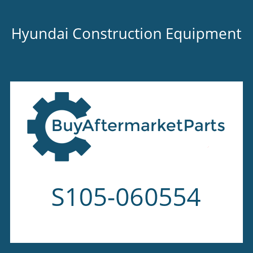Hyundai Construction Equipment S105-060554 - BOLT-SOCKET