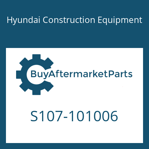 Hyundai Construction Equipment S107-101006 - BOLT-SOCKET