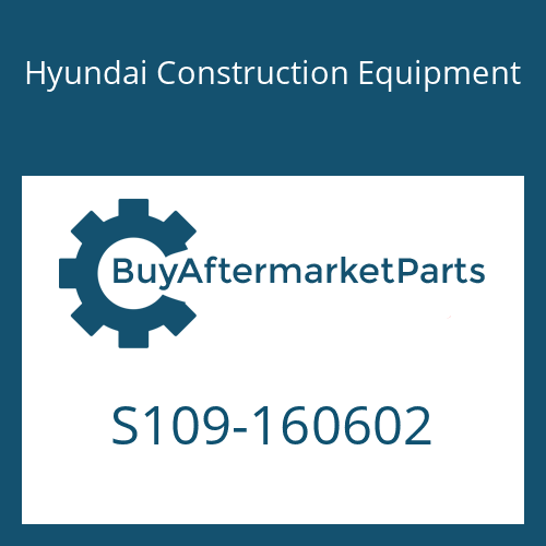 Hyundai Construction Equipment S109-160602 - BOLT-SOCKET