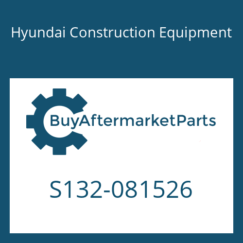 Hyundai Construction Equipment S132-081526 - BOLT-W/WASHER