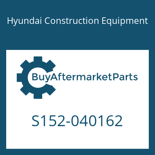 Hyundai Construction Equipment S152-040162 - BOLT-TAP