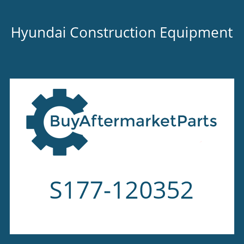 Hyundai Construction Equipment S177-120352 - BOLT-SOCKET