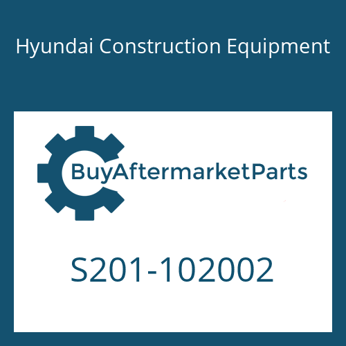 S201-102002 Hyundai Construction Equipment NUT-HEX