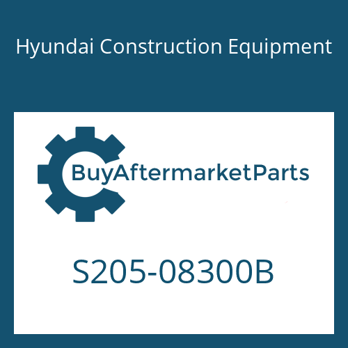 S205-08300B Hyundai Construction Equipment NUT-HEX