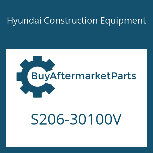 S206-30100V Hyundai Construction Equipment NUT-HEX
