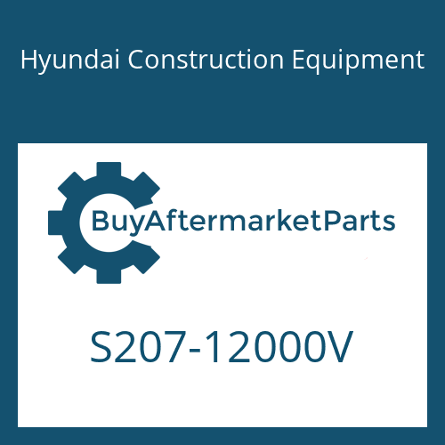 S207-12000V Hyundai Construction Equipment NUT-HEX