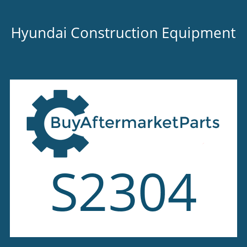 Hyundai Construction Equipment S2304 - COVER-GEROTOR