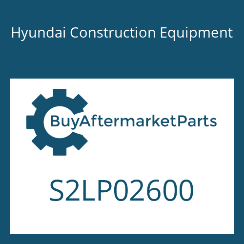 S2LP02600 Hyundai Construction Equipment O-RING
