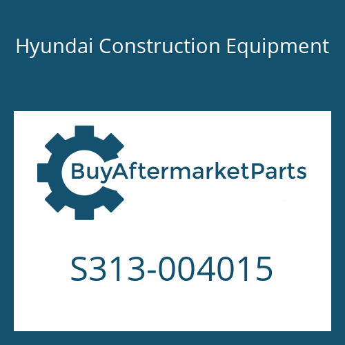 Hyundai Construction Equipment S313-004015 - BOSS-TAPPED