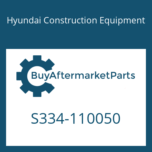 S334-110050 Hyundai Construction Equipment BOSS-WELD