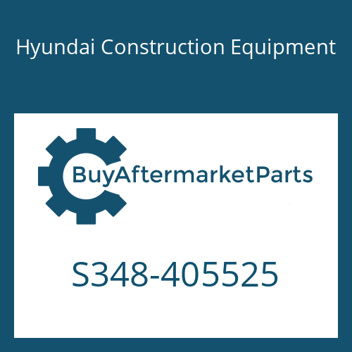 Hyundai Construction Equipment S348-405525 - PLATE-TAPPED,ECCTR HOLE