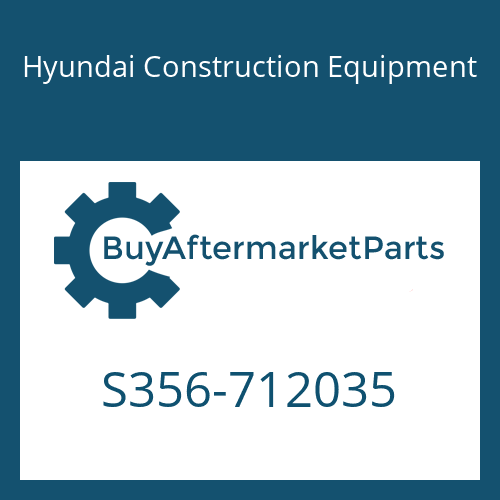 Hyundai Construction Equipment S356-712035 - TAP PLATE