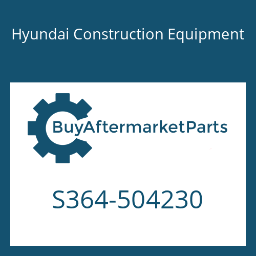 Hyundai Construction Equipment S364-504230 - PLATE-TAPPED 2 HOLE