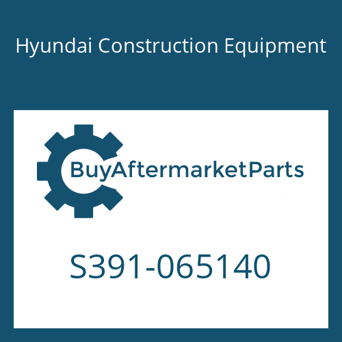 Hyundai Construction Equipment S391-065140 - SHIM-ROUND 1.0