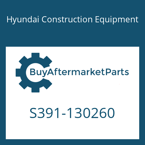 Hyundai Construction Equipment S391-130260 - SHIM-ROUND 1.0