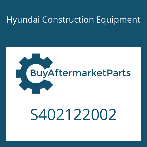 Hyundai Construction Equipment S402122002 - PLAIN WAHSER