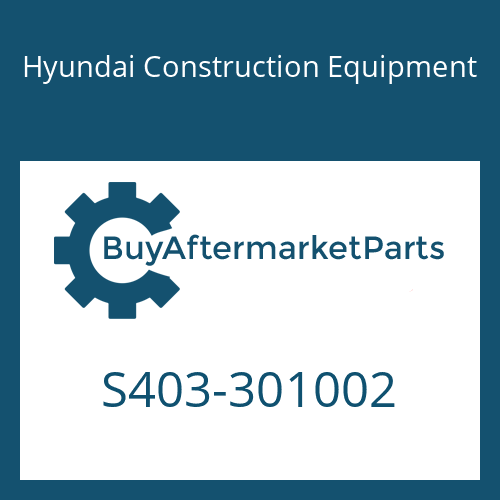 S403-301002 Hyundai Construction Equipment WASHER-PLAIN