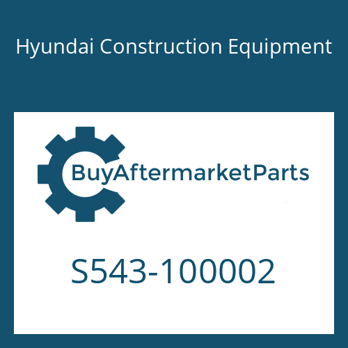 Hyundai Construction Equipment S543-100002 - CLAMP-TUBE