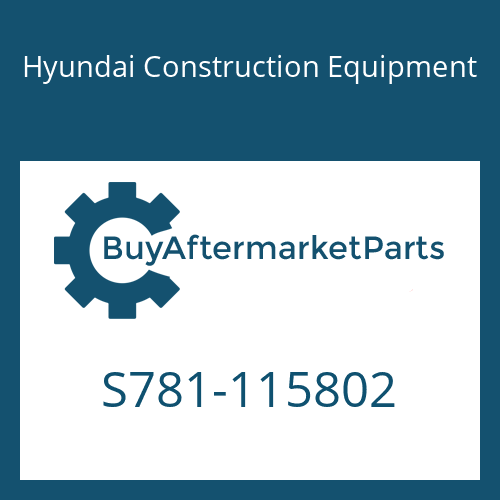 Hyundai Construction Equipment S781-115802 - STRIP-WEATHER/METER