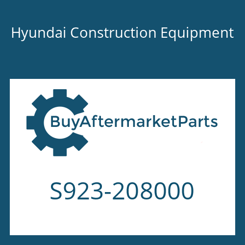 Hyundai Construction Equipment S923-208000 - RODEND-METRIC