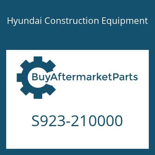 Hyundai Construction Equipment S923-210000 - RODEND-METRIC