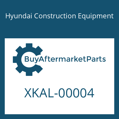 XKAL-00004 Hyundai Construction Equipment SEAL