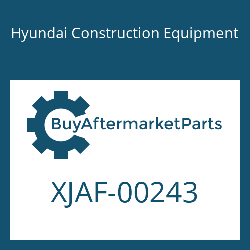 Hyundai Construction Equipment XJAF-00243 - BOLT