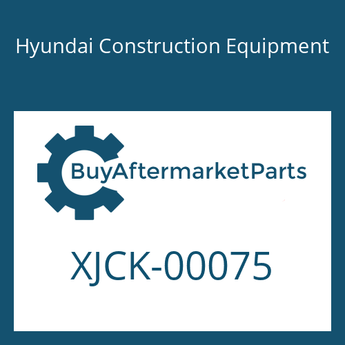 Hyundai Construction Equipment XJCK-00075 - PLUG
