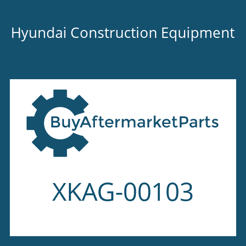 Hyundai Construction Equipment XKAG-00103 - BOLT