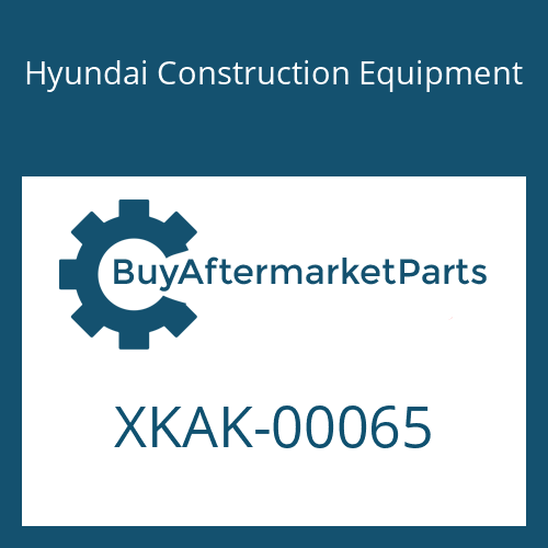 XKAK-00065 Hyundai Construction Equipment NUT-HEX
