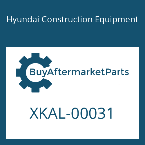 Hyundai Construction Equipment XKAL-00031 - VALVE-REDUCING