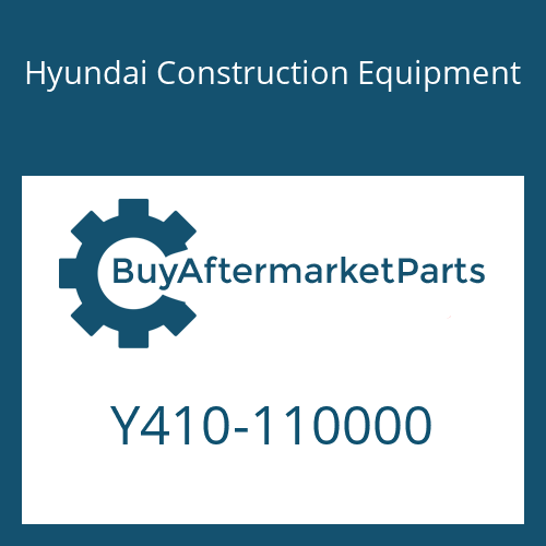 Hyundai Construction Equipment Y410-110000 - SEAL-PISTON
