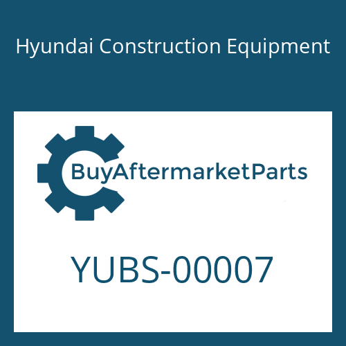Hyundai Construction Equipment YUBS-00007 - PIN-CROSS