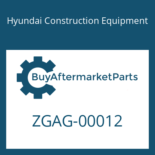 Hyundai Construction Equipment ZGAG-00012 - PIN-MASTER