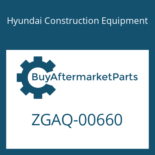 Hyundai Construction Equipment ZGAQ-00660 - GEAR