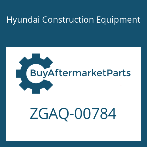 Hyundai Construction Equipment ZGAQ-00784 - PLATE-FIX
