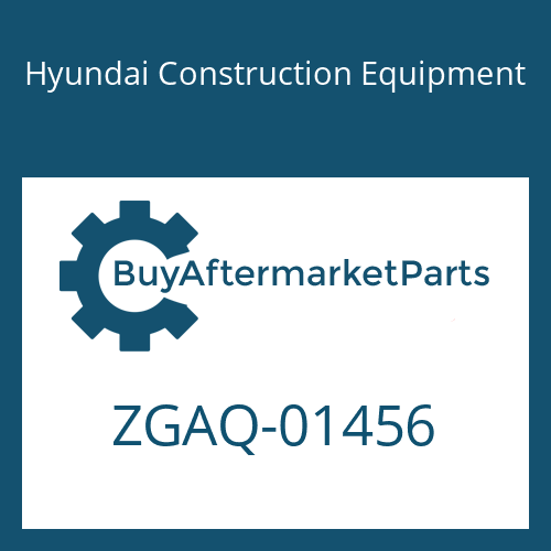 Hyundai Construction Equipment ZGAQ-01456 - PLATE-DUCT