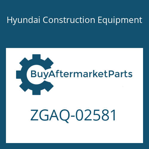 Hyundai Construction Equipment ZGAQ-02581 - SHAFT-AXLE