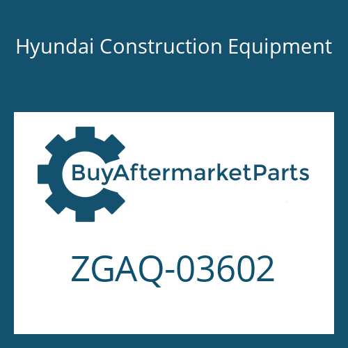 Hyundai Construction Equipment ZGAQ-03602 - STUD