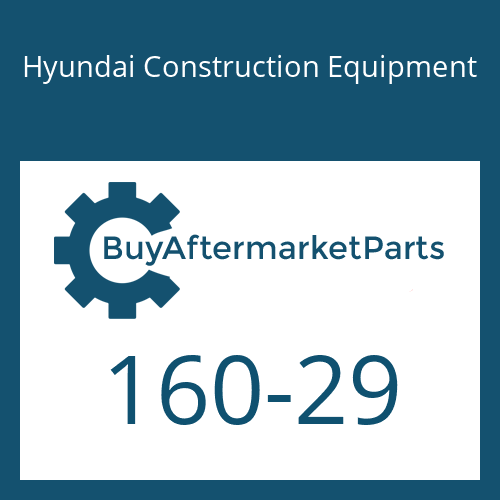 Hyundai Construction Equipment 160-29 - Nut-Hex