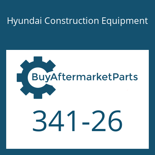 Hyundai Construction Equipment 341-26 - Nut-Hex
