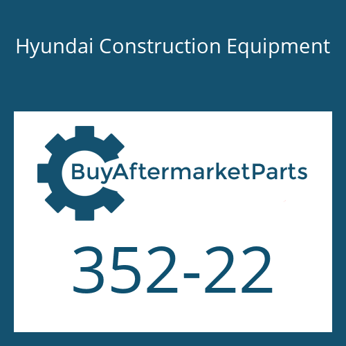 Hyundai Construction Equipment 352-22 - Nut-Hex