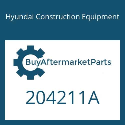 Hyundai Construction Equipment 204211A - Cap-End