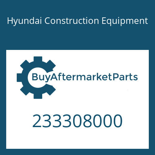 Hyundai Construction Equipment 233308000 - Washer-Spring