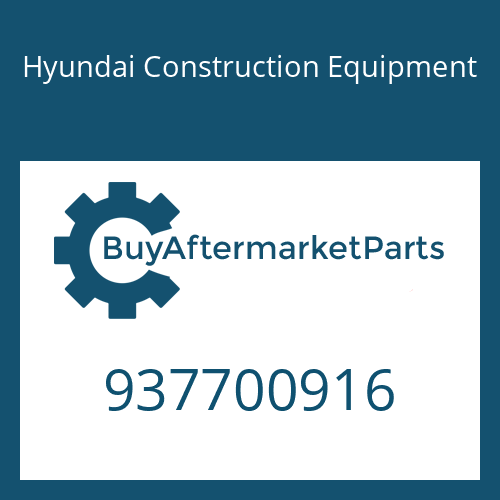 937700916 Hyundai Construction Equipment Nut-Hex